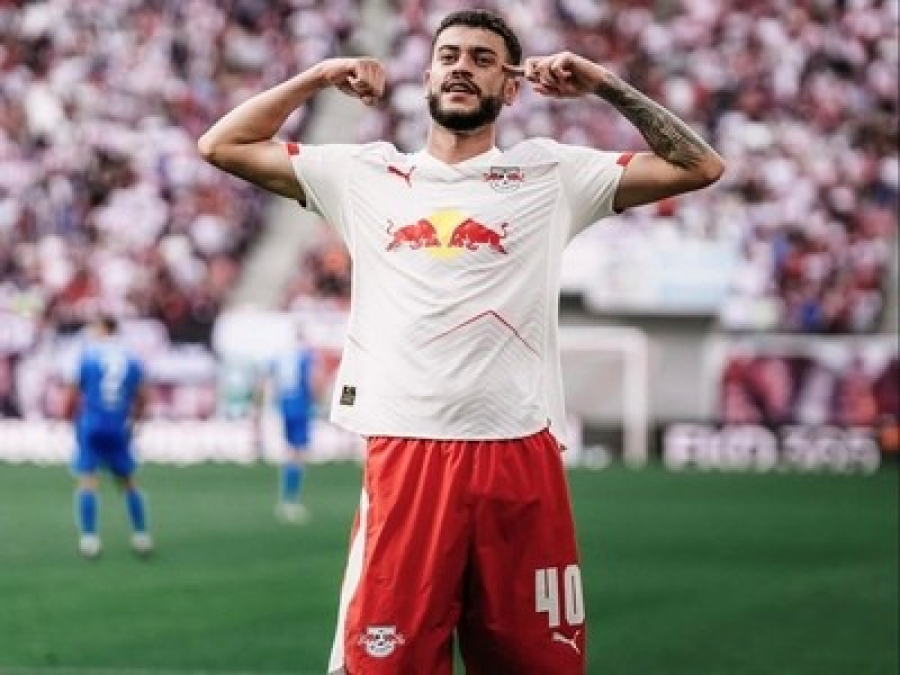 Marialvense Rômulo brilha com golaço de calcanhar e garante virada do RB Leipzig na Bundesliga