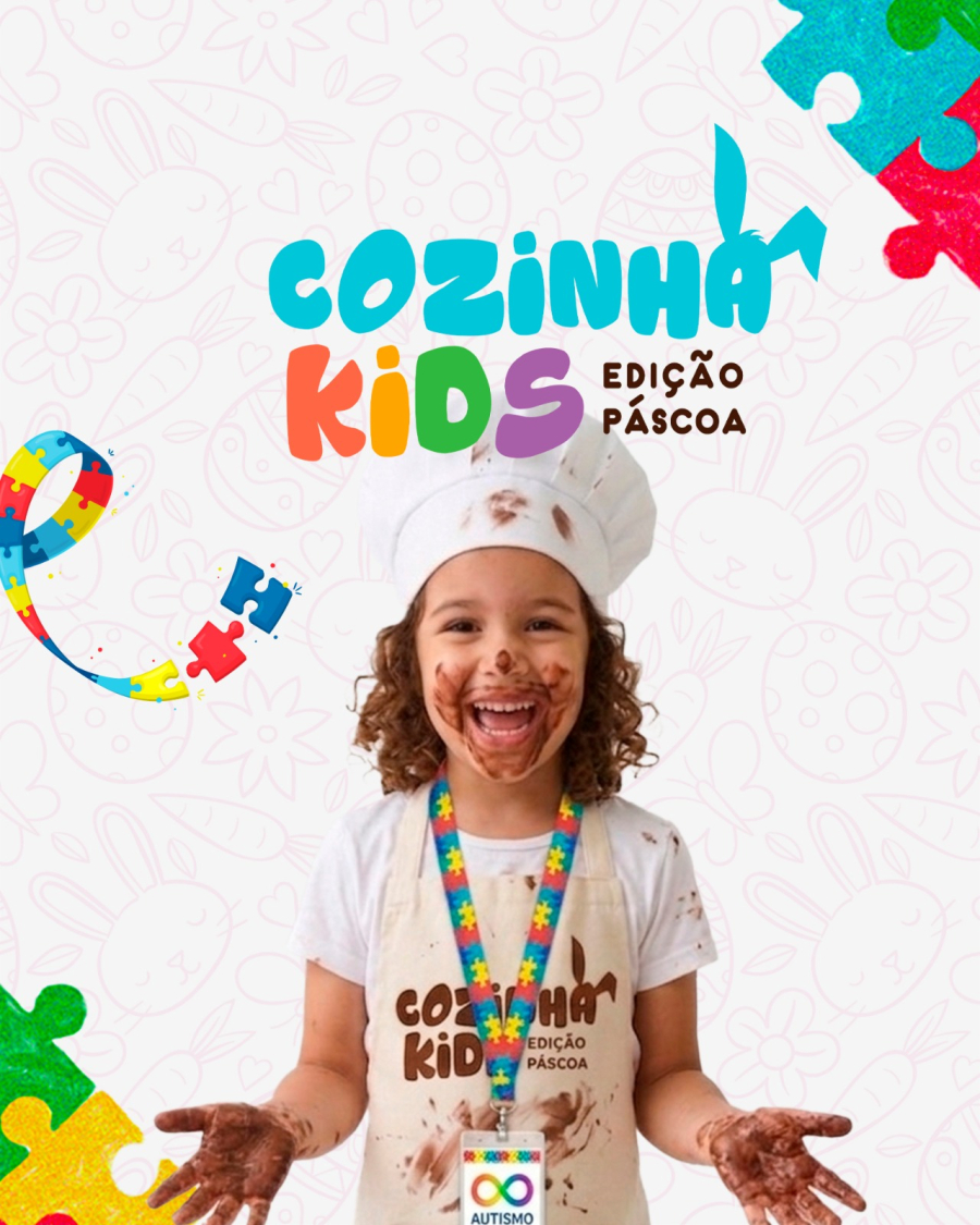 Dia Mundial do Autismo: Cozinha Kids de Páscoa terá edição inclusiva nesta quinta
