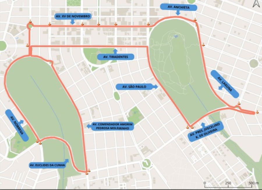 Prova Rústica Tiradentes mobiliza 10 mil pessoas e altera trânsito em Maringá nesta terça (21)